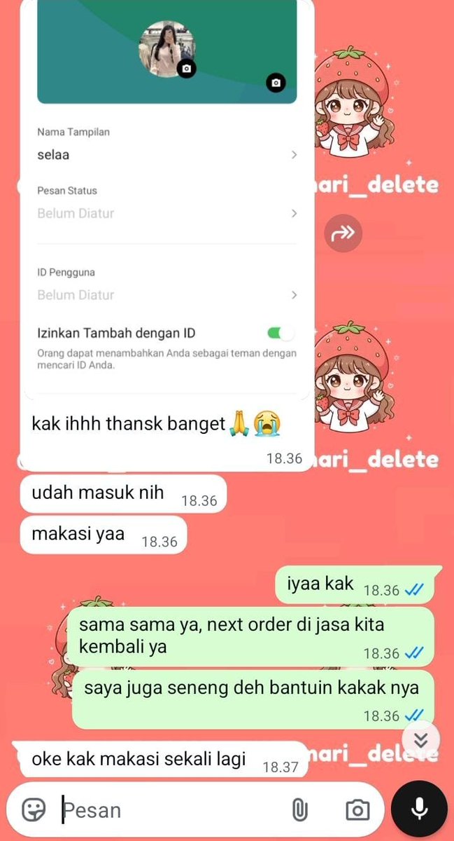 recminie's tweet photo. Malam jasa balikin &amp; hapus akun yaa

✧˚ pemulihan akun
- instagram, tiktok, whatsapp, line, facebook, x, gmail, tele dll

✧˚ hapus akun
- facebook, tiktok, instagram, line, whatsapp, x, dan lainnya

Sadap Wa, hack akun, lacak lokasi ?
Mau Order ? Dm or WhatsApp Di Bio❕ https://t.co/CkUkveOS4V