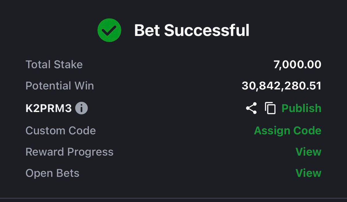 bamamasim's tweet photo. Let's BoOM 💥💥💥 together 
16 selections 
All through over 2.5
Code number=K2PRM3 https://t.co/5gmQG645GF