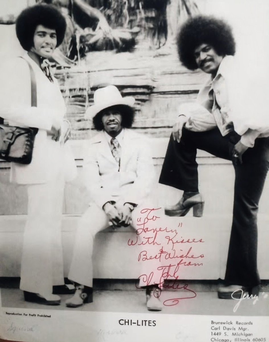 JonesLemons's tweet photo. ON THIS PICTURE IT SAYS TO LAVERN WITH KISSES BEST WISHES FROM THE CHILITES. IN 6TH GRADE &amp; MY JUNIOR HIGH SCHOOL YEARS. I WROTE A LETTER TO FLIP WILSON &amp; SOME OTHER ENTERTAINERS. I TOLD THEM HOW I LOVED &amp; ADMIRED THEIR TV SHOW OR MUSIC. THEN I WOULD REQUEST AN AUTOGRAPHED PHOTO. https://t.co/XBfljdFQZN