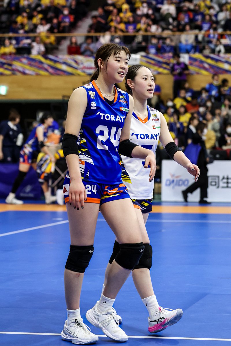 tora_sanada's tweet photo. 2026.3.7 ＹＭＩＴアリーナ　東レアローズ滋賀vs 群馬グリーンウイングス

#松岡芽生 選手
#結束美南 選手
#東レアローズ滋賀 
#大同生命svリーグ 
#アロじょ 
#アロフォト https://t.co/SfQcWOH1HL