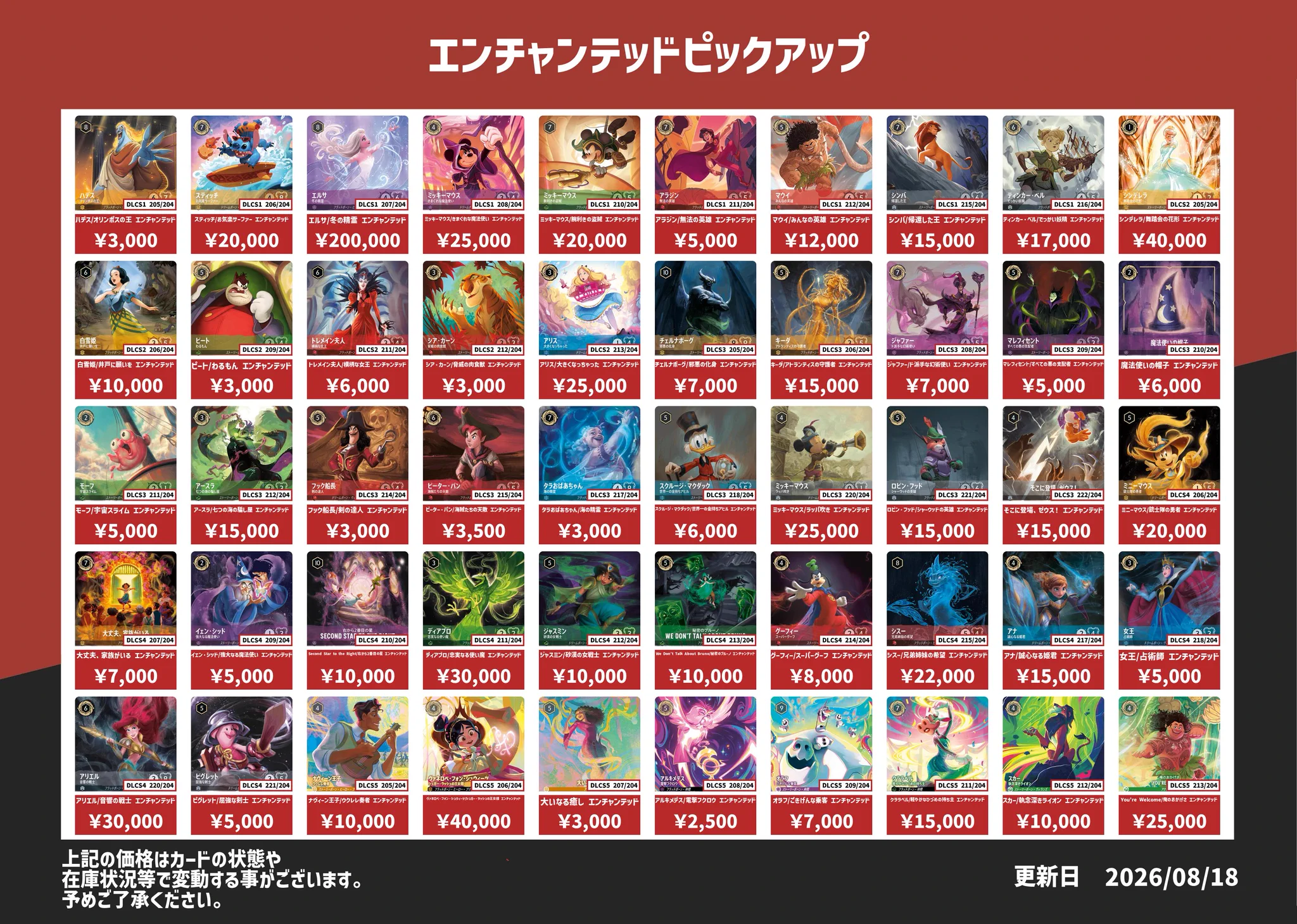 ディズニー・ロルカナ専門店ロアマスター＠臨時休業中 on X