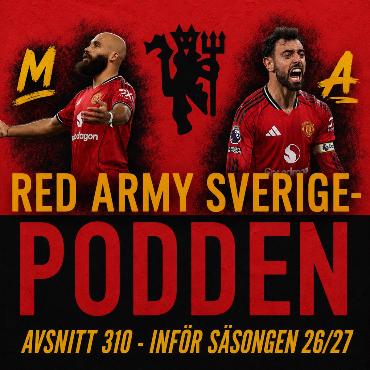 RASpodden's tweet photo. 🔴 Avsnitt 310 – Inför säsongen 26/27

Nytt avsnitt ute!
📍 Var hamnar United i tabellen?
📍 Vem blir årets spelare?
📍 Vem blir årets besvikelse?
📍 Baleba – hur passar han in?
📍 Inför premiären mot Hull
📍 Startelvan är klar!

Vi är taggade. Är ni? Lyssna nu! 🎧🔴 https://t.co/NbtPNGW0Hi