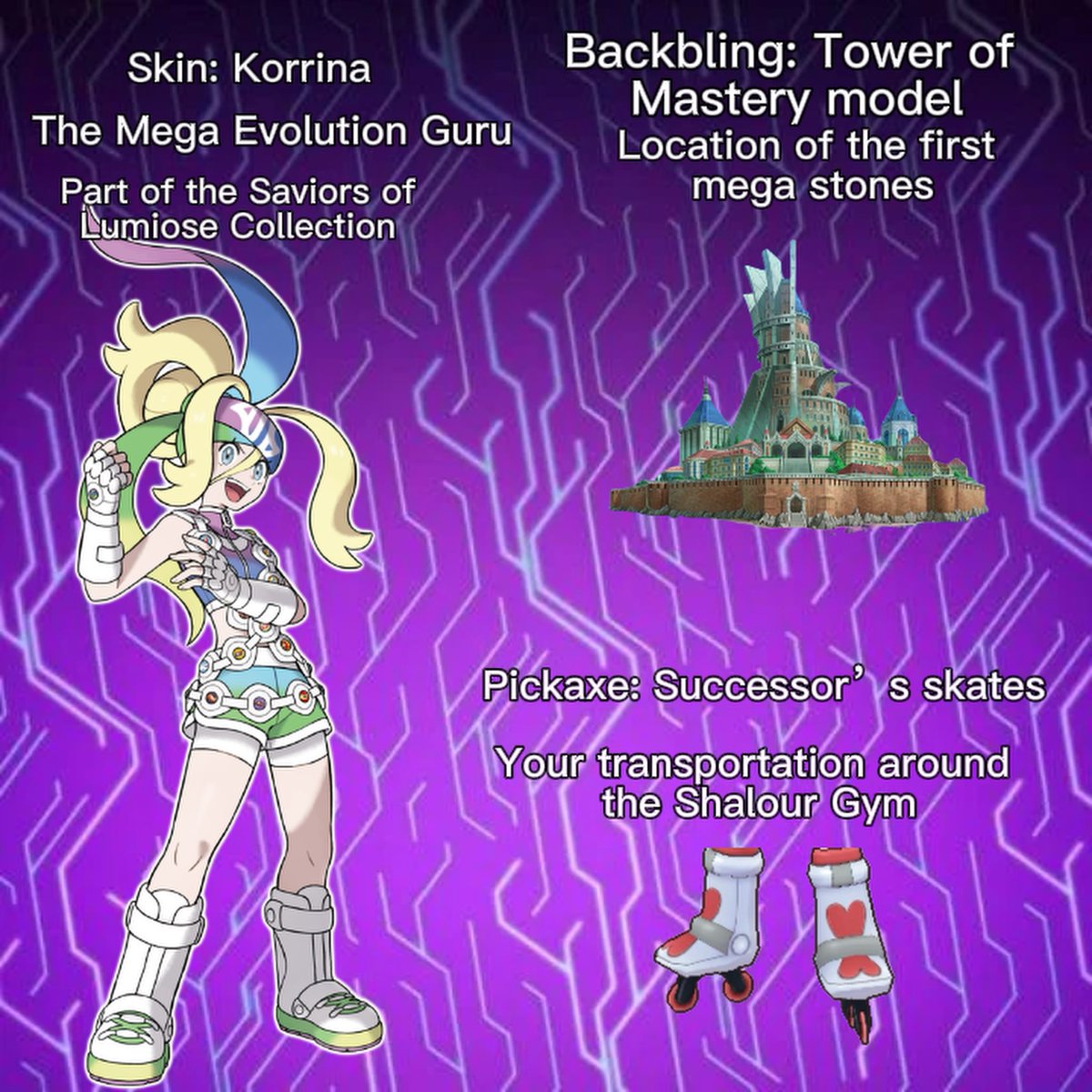 Farraday72's tweet photo. Team MZ had saved Darkrai from rogue mega evolution. But just as Harmony was about to capture it, the instability of Hyperspace opened a rift that sent the 4 across the Omniverse into the Shattered Coast. Here’s a Fortnite concept just in time for the new season of gaming legends https://t.co/Shrexwv60l