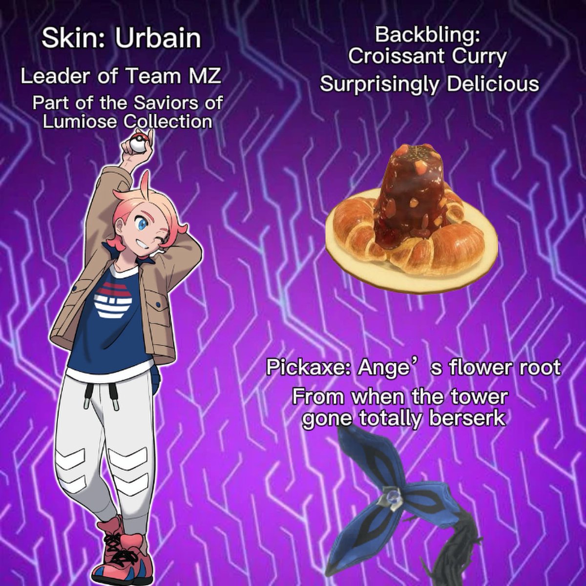 Farraday72's tweet photo. Team MZ had saved Darkrai from rogue mega evolution. But just as Harmony was about to capture it, the instability of Hyperspace opened a rift that sent the 4 across the Omniverse into the Shattered Coast. Here’s a Fortnite concept just in time for the new season of gaming legends https://t.co/Shrexwv60l