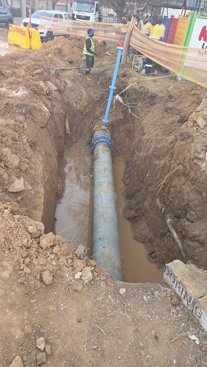 THEDEVCHEV's tweet photo. 🚰 #RandparkRidge #Bromhof #Sundowner #Boskruin #NorthridingAH #Northriding #Northgate #KyaSand
20 August 2026 | 17:55 - Cllr Devon Steenkamp

Joburg Water has confirmed that the additional repair to the leaking pipe joint has now been completed.

The pipeline will now be repressurised and monitored to ensure that the repaired joints and couplings hold under pressure.

Joburg Water will proceed with the gradual restoration of the reservoirs in the following sequence:

Olivedale Reservoir → Honeydew Reservoir → Boschkop Reservoir → Randpark Ridge Reservoir

As the Randpark Ridge Reservoir is supplied from Boschkop, it will be the last reservoir to recover. Residents supplied from Randpark Ridge Reservoir should therefore expect their water supply to take longer to return.

Some fire hydrants may also be opened in surrounding areas to help release trapped air and flush grit or debris from the network during restoration.

Water will return progressively as the system stabilises and reservoir levels recover.

Kind regards
Cllr Devon Steenkamp
DA Ward 134 Councillor