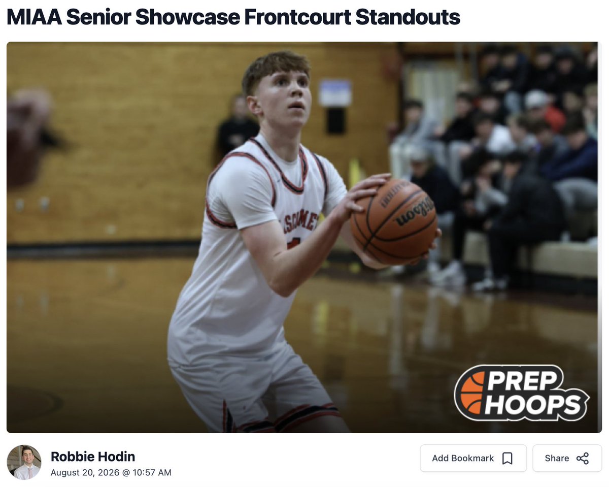 robbie_hodin's tweet photo. 6 of my frontcourt standouts from Monday night's MIAA Senior Showcase (@CoachFleming1)⬇️

@thomasd2027 @MichaelNshanian @griffinfudge @Zadegc2027 Charlie Williams @sconnelly2027 

✍️https://t.co/MGwfqyMC0l https://t.co/Z2BdAVCEj6
