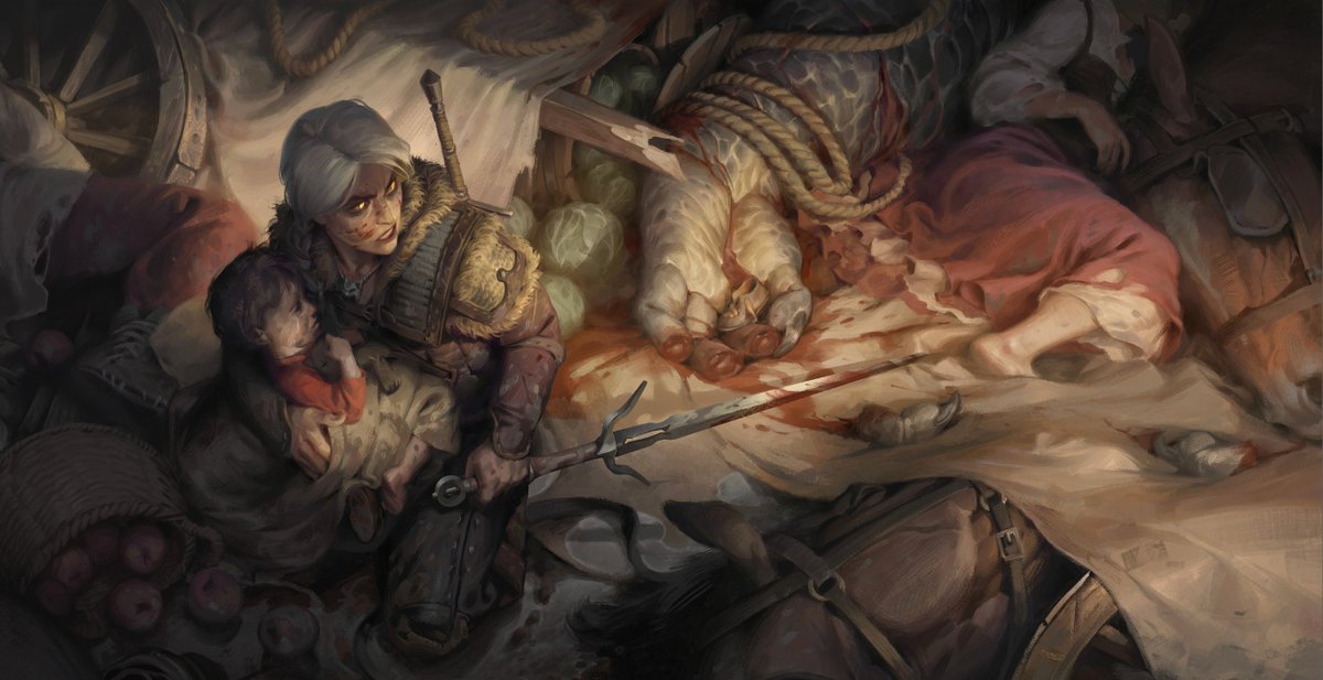 ClRl_'s tweet photo. She is the very first Witcher by choice. Ciri will always choose, she will always choose the bigger evil.  She will never be neutral. 

Art by Mooncolony
https://t.co/Huj3zSKMTT

#Witcher4 #Ciri https://t.co/a26Y60UfFd