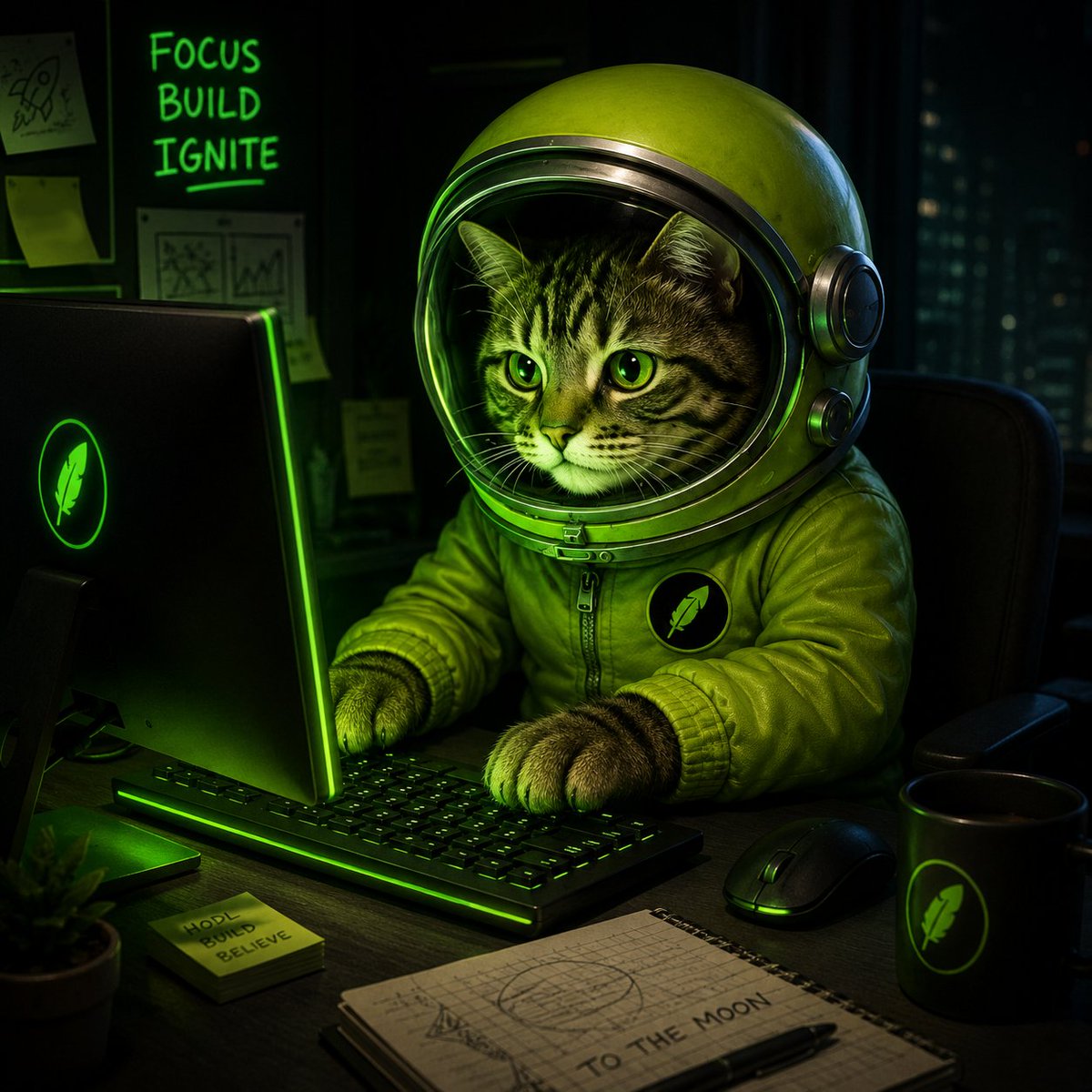 mooncat_memes's tweet photo. everyone will know $mooncat 

lets moon the cat https://t.co/hus6133LRh