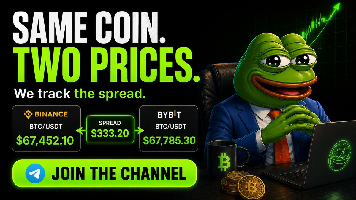 RoeySander's tweet photo. 🚨 +$75200 FROM ONE ARBITRAGE SETUP🚨
My latest arbitrage cycle: +$75200. 📈
No leverage. No “100x coin” prediction. Just a price difference between exchanges.
👉 https://t.co/AkyRjs8KX2
I stopped caring about random “BTC TO $200K TOMORROW” predictions. 
There is already enough opportunity in the market without guessing what the next candle will do.
My focus is simple:
Find the same asset trading at different prices across exchanges. 
Buy side → lower price. 
Sell side → higher price. 
The difference → the spread. 
Of course, there’s more to it than just seeing two different numbers. 
You have to understand:
• withdrawal fees
• trading fees
• available liquidity
• transfer speed
• network selection
• slippage
• how long the spread is likely to remain open
That’s what I actually spend my time analyzing. I’ve been building my own system around tracking these inefficiencies and testing the setups myself before sharing what I find.
🔥 EVERYTHING I POST IN THE CHANNEL IS FREE.
No paid group. No VIP tier. No subscription fee. Just arbitrage setups, spreads, market observations and my own results.
 https://t.co/AkyRjs8KX2