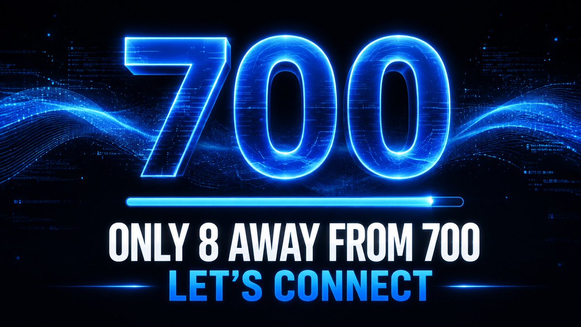 ivastintech's tweet photo. Hey, Tech @X! Let’s #connect 👋

I’m only 8 people away from 700, and I’d love to hit this milestone today! 🎯

Into software engineering, coding interviews, career growth, or AI?

Hit follow, drop a 👋, and introduce yourself! Let’s #grow together 🚀

#TechTwitter #Developers #Coding #AI