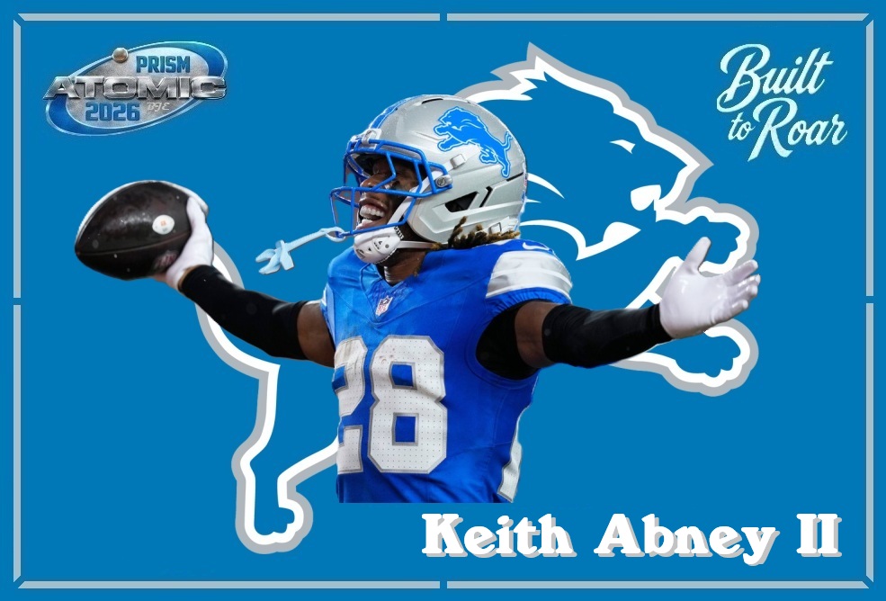 BrianEgickJr's tweet photo. Keith Abney II
Detroit Lions 2026 Prism Atomic
#BuiltToRoar #OnePride https://t.co/fYXfVN0m1D
