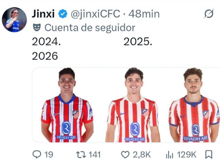 forocoches's tweet photo. Julian Álvarez posando para la foto con la nueva equipación 2026

https://t.co/MiM8UqlaCk https://t.co/FzlPuZ6mj2