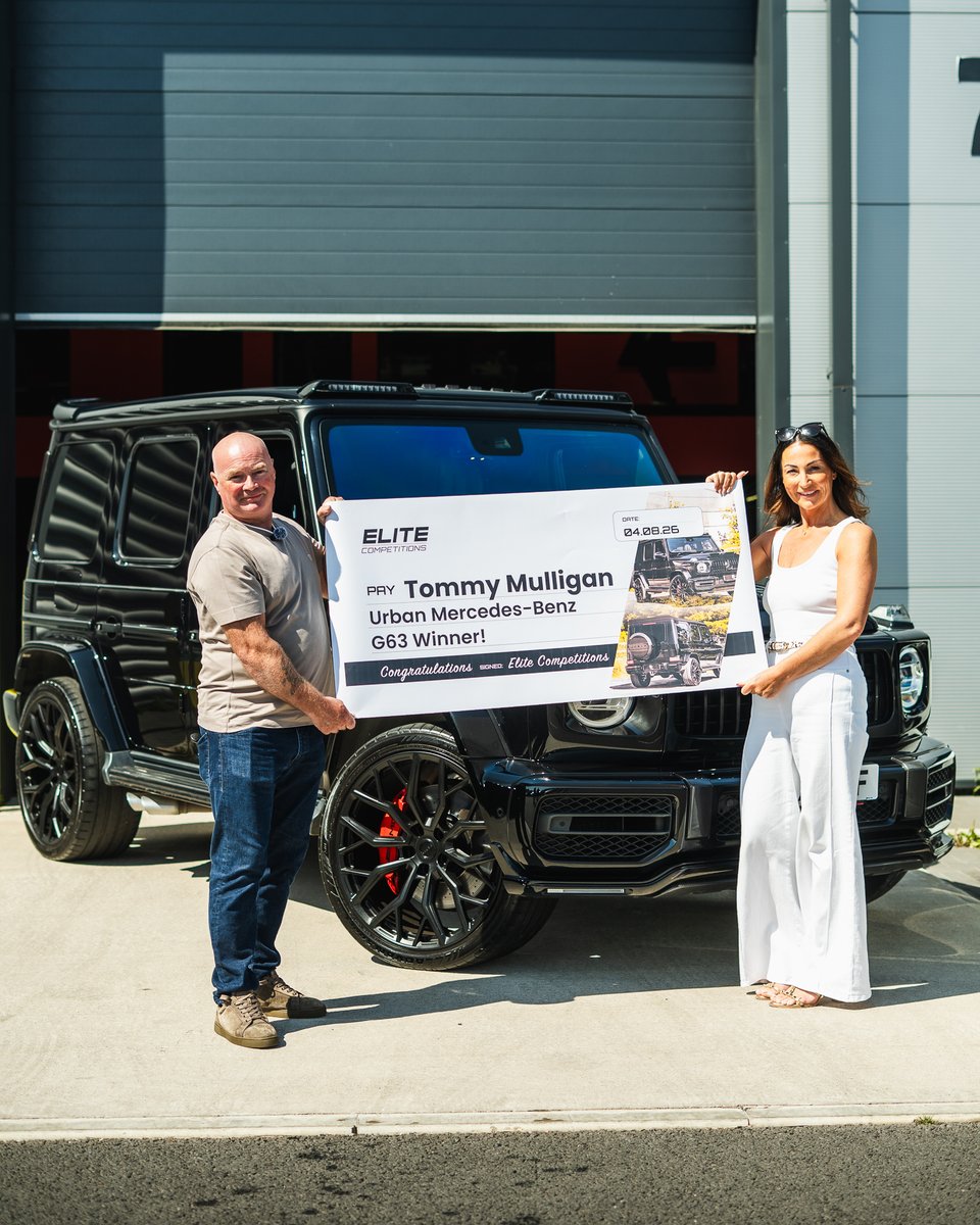 elitecompltd's tweet photo. A stag do in Germany can lead to some questionable decisions. Tommy Mulligan’s led to an Urban Mercedes-AMG G63.

He spotted one setting off from the lights while away for his son’s stag do, entered our competition because of it… and then actually won the thing.

He’s taking the car home to Carluke and already has plans to lend it to his son and daughter-in-law for their wedding.

Just for the weekend, mind. Keys back Monday 😂

https://t.co/8TJdfXoVKS