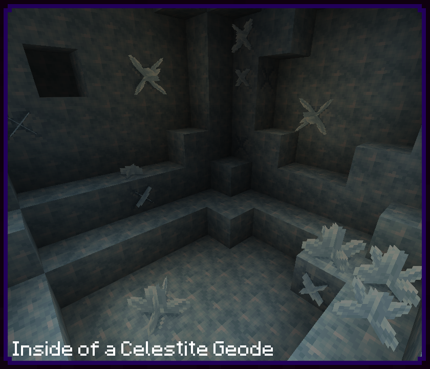xanielox's tweet photo. Celestite/Celestine, one of my favorite minerals ever.

Celestite &amp; Limestone
#minecraft #pixelart #art #celestite #celestine #opulencemod https://t.co/9r99WDMmlb
