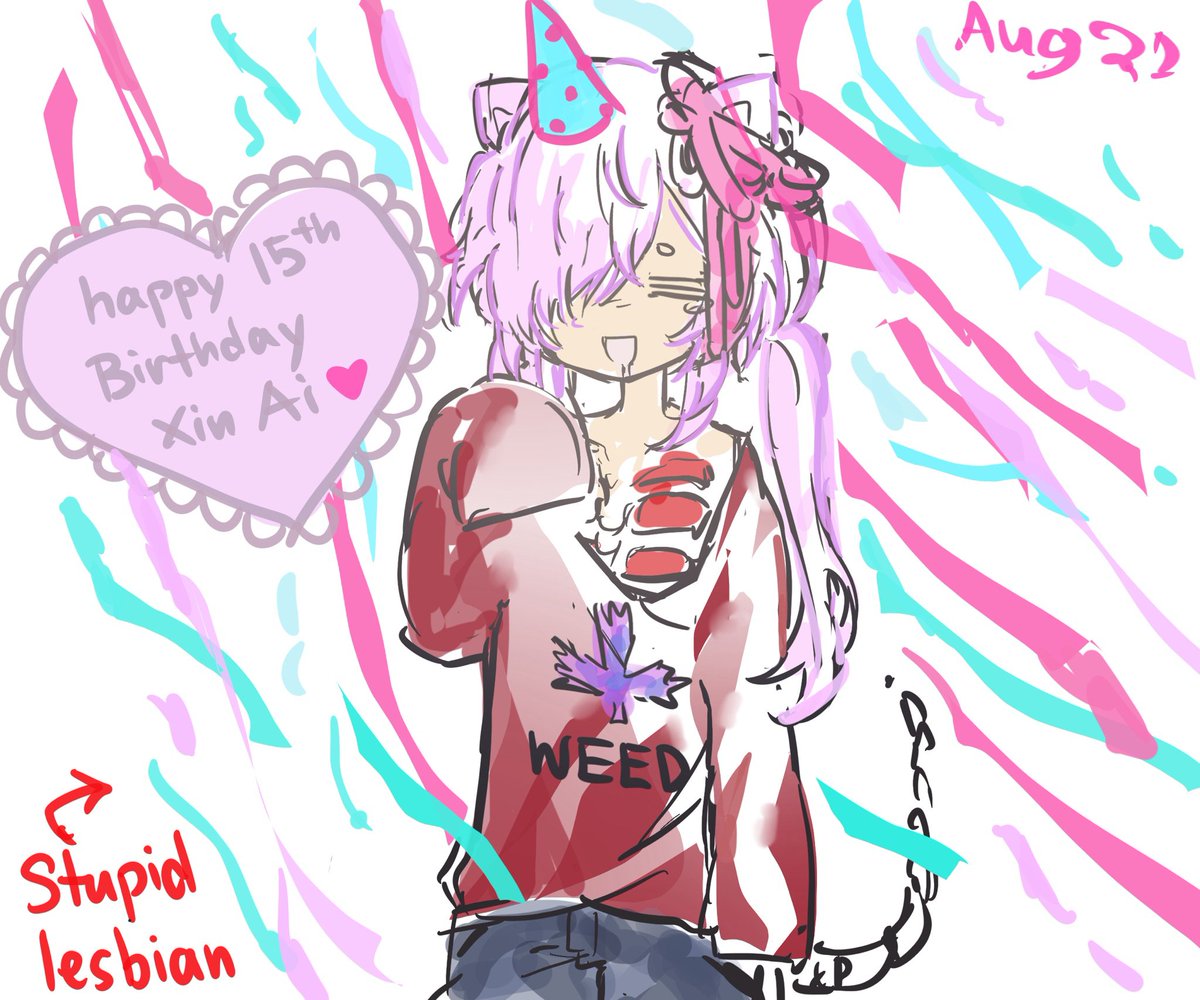 xinchiko's tweet photo. HAPPY BIRTHDAY ME DOES ANYBODU GAF🦄🦄 https://t.co/AyvmmWRbmc