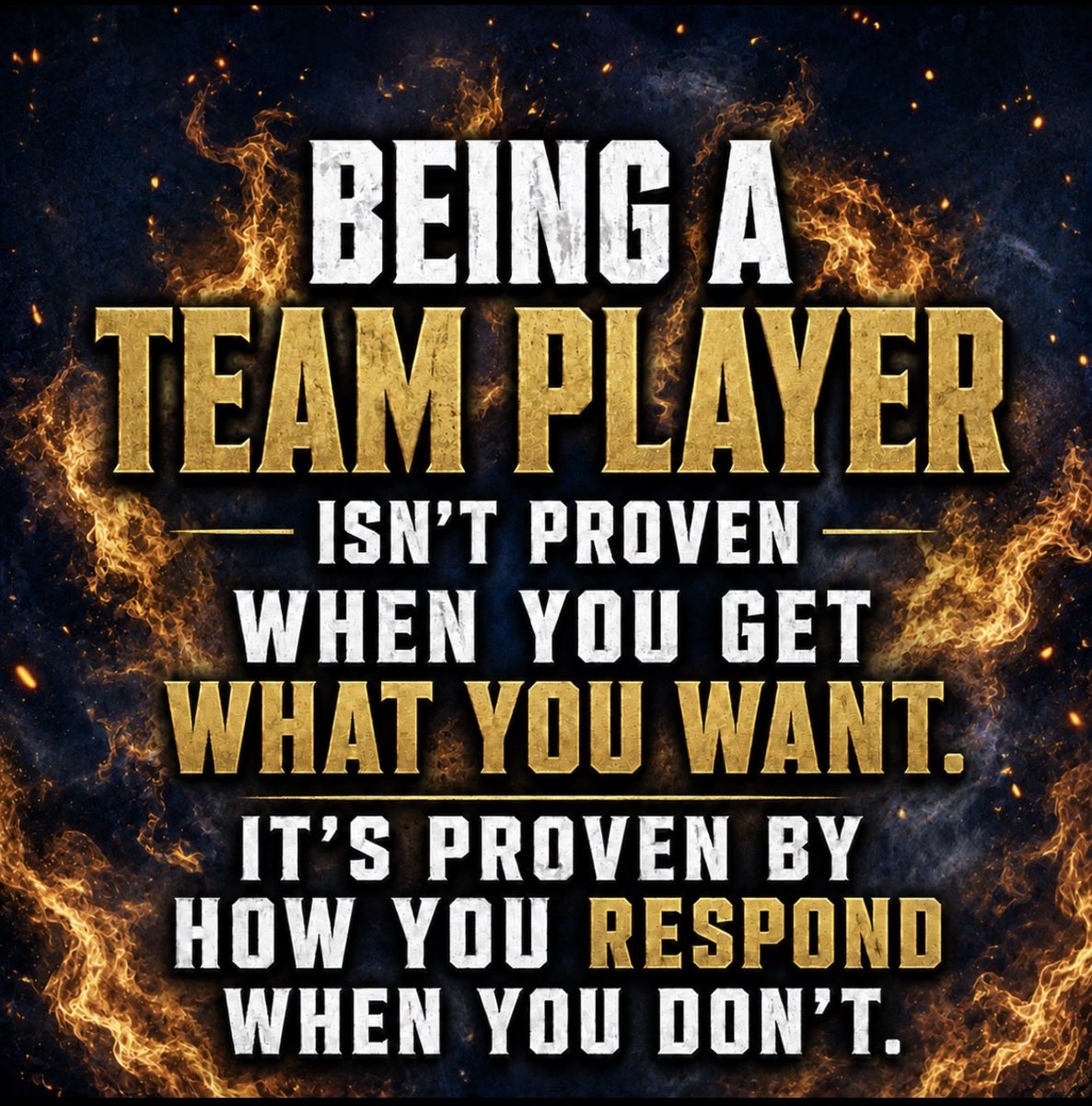 JWRobinsonFB's tweet photo. True character isn’t revealed when everything goes your way…it’s revealed in how you respond when it doesn’t. Stay committed. Support your teammates. Put the team first.

#TeamFirst #TeamPlayer #CharacterMatters #StayCommitted #RobinsonRams #RamPride https://t.co/LRF8d9uLk1