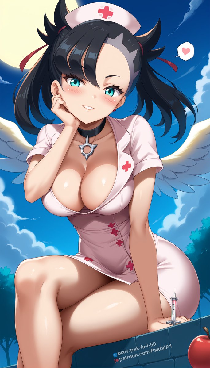 Pakfa_ia's tweet photo. Marnie nurse halloween https://t.co/JXlNLLd9MV