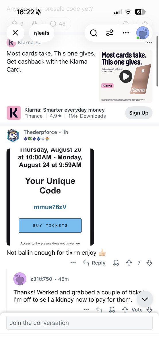 Sarah__182's tweet photo. @stxphkilpatrick Yes!! I went on Reddit and seen people posting their code that were working? I used this persons and got through, but I’d try on the thread. Fingers crossed🙏 https://t.co/4aAGAMTJiM