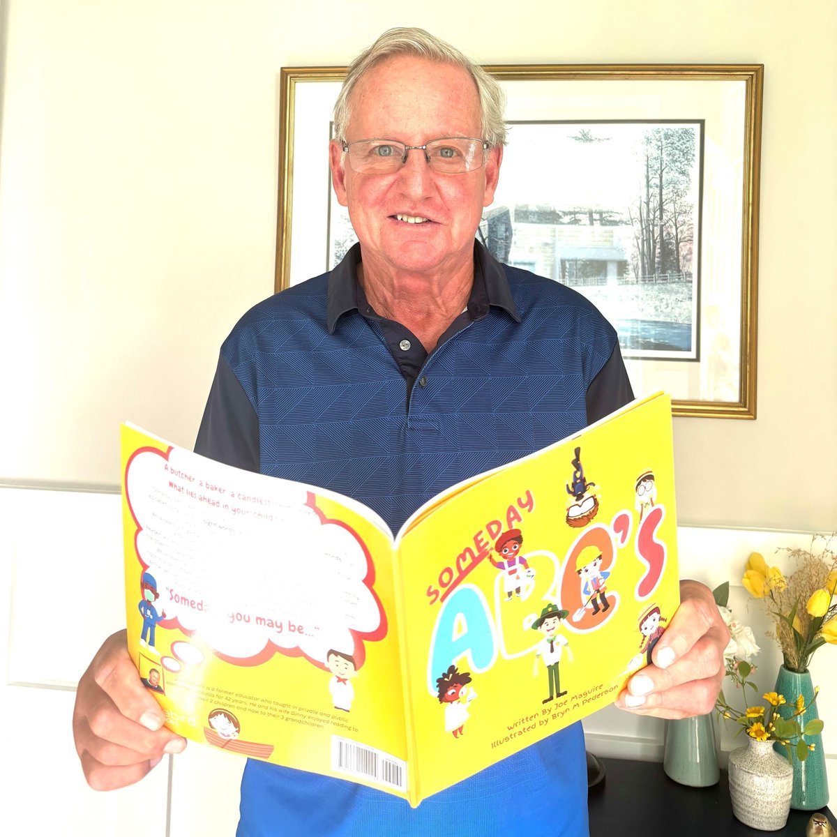 BSDk12's tweet photo. Congratulations to retired BSD educator Joe Maguire on publishing Someday ABC’s! After 32 years with BSD, Joe is still inspiring young learners with an alphabet book that introduces careers through sight words, sounds, and vocabulary. https://t.co/oY63aKns9j #Proud2bBSD https://t.co/K2uEYsGZJb