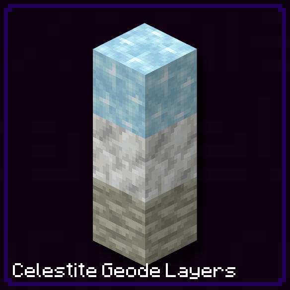xanielox's tweet photo. Celestite/Celestine, one of my favorite minerals ever.

Celestite &amp; Limestone
#minecraft #pixelart #art #celestite #celestine #opulencemod https://t.co/9r99WDMmlb
