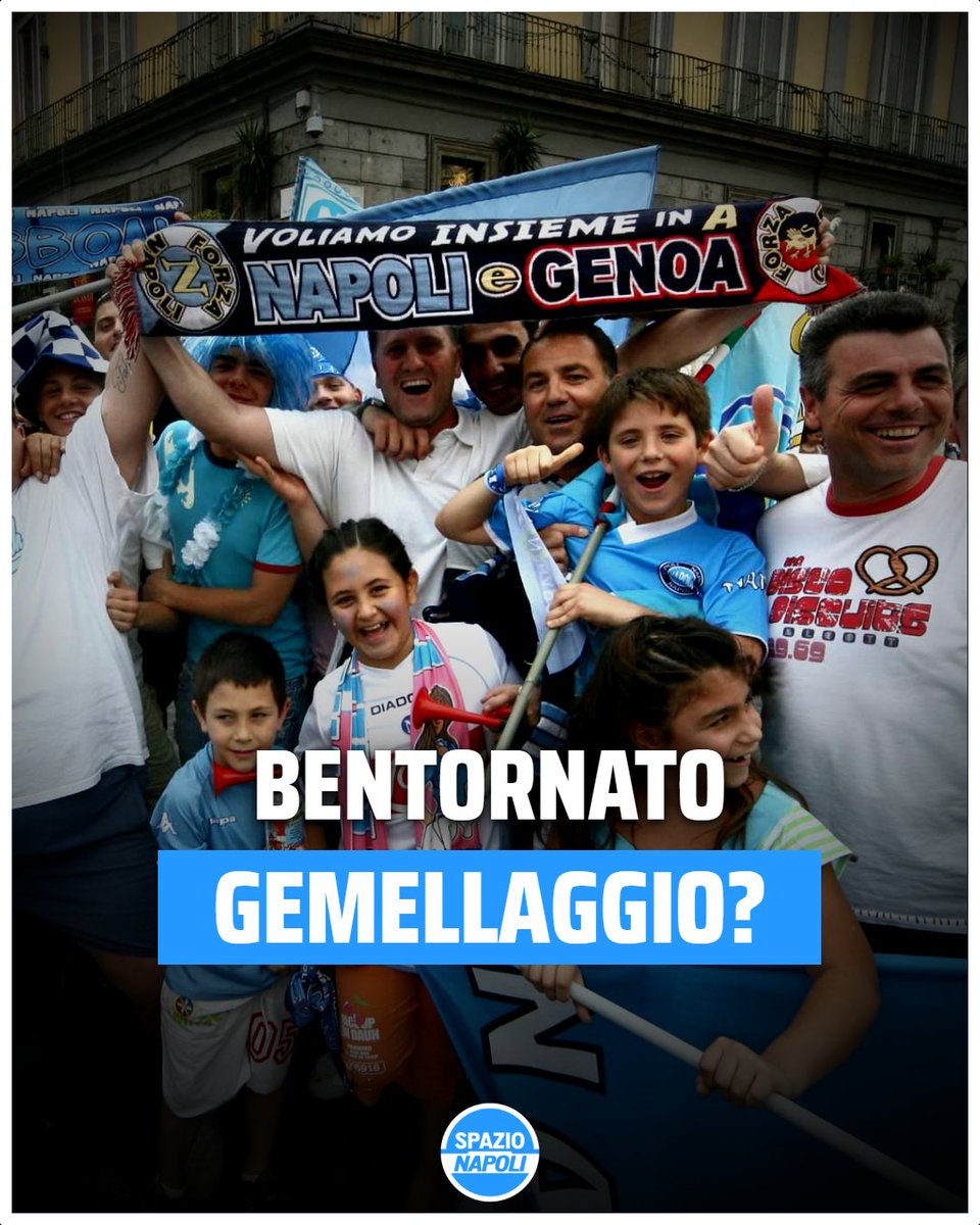Spazio_Napoli's tweet photo. Uno dei gemellaggi più belli e lunghi d'Italia sta per far rivivere emozioni uniche ai tifosi di Genoa e Napoli ❤️💙

Prima della partita di sabato, i gruppi ultras delle due tifoserie sfileranno insieme per le strade della città in un corteo congiunto🤝

Una notizia confermata delle autorità locali che hanno predisposto una serie di disposizioni relative alla viabilità per preservare l'ordine pubblico 🛑

Il percorso del corteo toccherà questi punti: Piastre → Istria → Mandoli → Angeli del Fango → Bobbio → Monnet 📍

#SSCNapoli #GenoaNapoli #UltrasNapoli