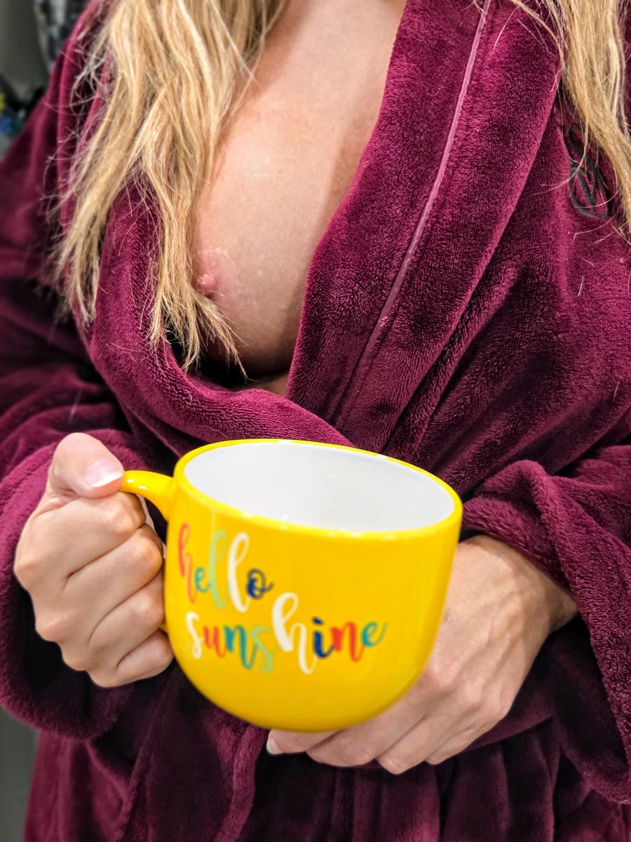1boredtrucker's tweet photo. A couple pics of the wife enjoying some coffee https://t.co/zzMDNB2pdA
