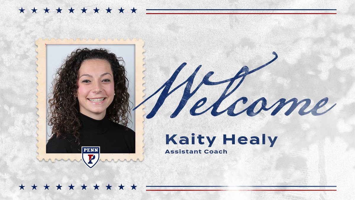 PennWBB's tweet photo. Please give a warm welcome to the newest member of our coaching staff, Kaity Healy!

Welcome to the family, Kaity! 🔴🔵

📰| https://t.co/XBeLQi5GK9

#FightOnPenn https://t.co/x6TznAa1On