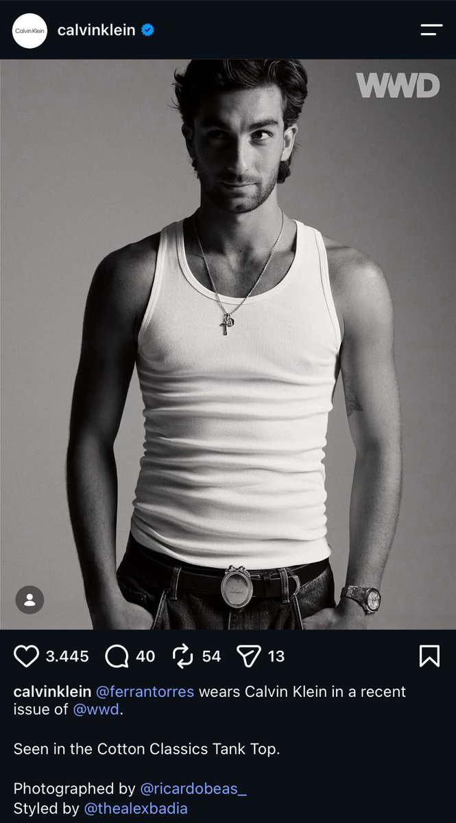 torresletters's tweet photo. Oh, he appeared on Calvin Klein's official Instagram page https://t.co/y8WSxGqnyf