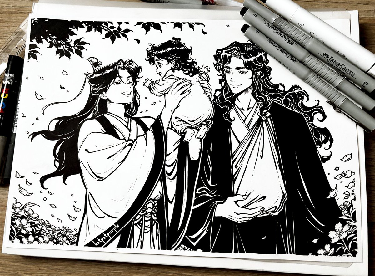 hotpotpurple's tweet photo. Heyo, long time no see! I had a baby and life got more busy than i anticipated. Hopefully from now on i will have a bit more time and energy to draw personal stuff again! #bingqiu #svsss #danmeitwt #luobinghe https://t.co/Lk0O2VYz1t