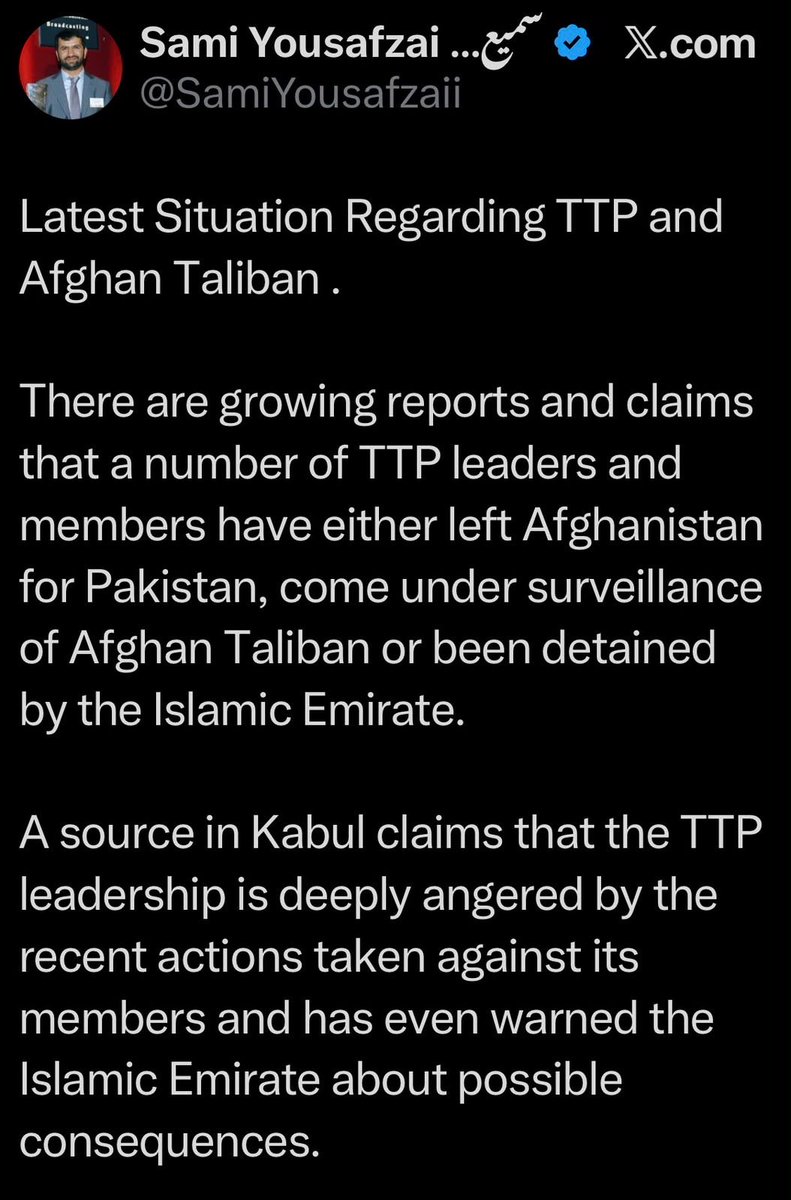 Zunairamahum's tweet photo. 🔴👉🏽Total Fake. 
There is no such pressure on TTP / FAK. They continue to enjoy full sponsorship by ATR (Afghan Taliban Regime). https://t.co/qAR1iFOO5X