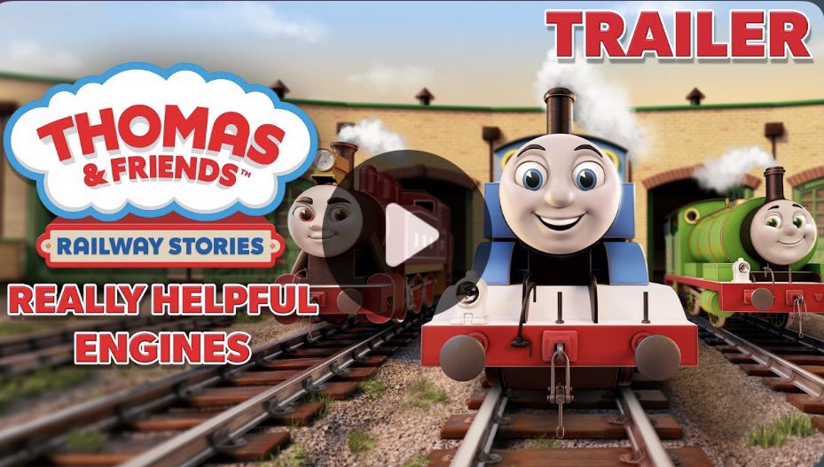 thomasmerchnews's tweet photo. The official trailer for Thomas &amp; Friends: Railway stories: Really Helpful Engines has been released! https://t.co/f2l8BcBoMF