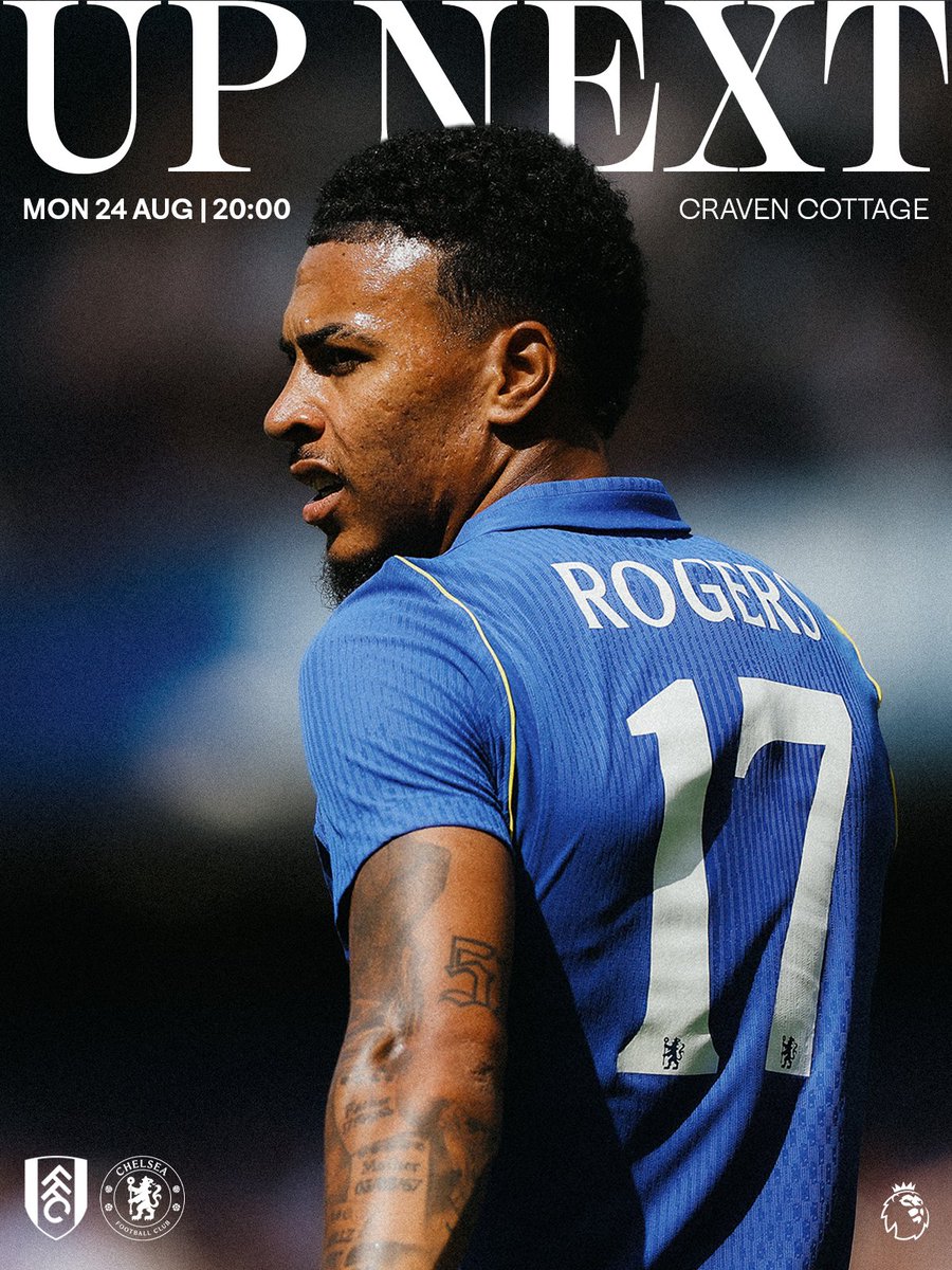 ChelseaFC's tweet photo. Matchday 1️⃣ of the #PL. 🔜 https://t.co/YW2IwNIaDI