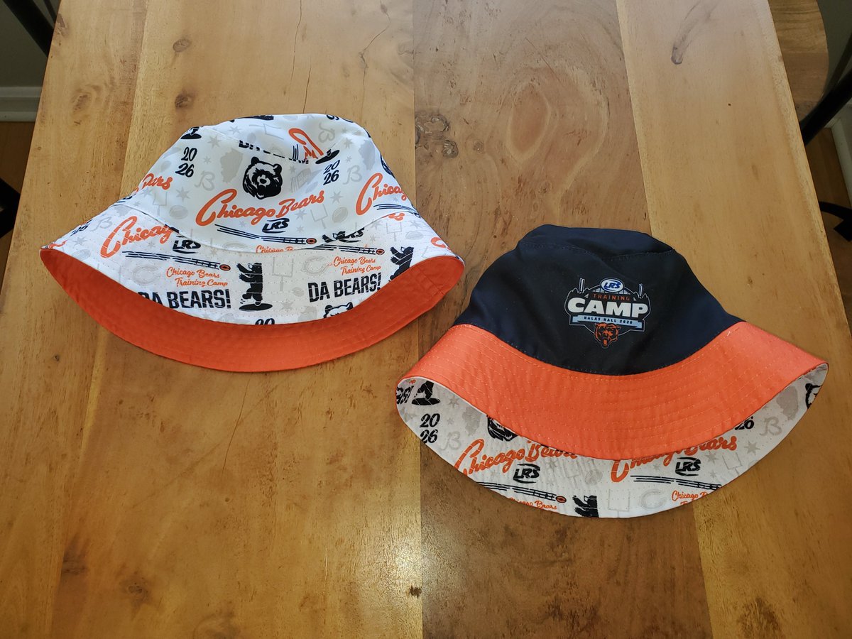 NickStiglic's tweet photo. How we doing fellow Bears fans!! I'm back for another year of #GameDayGiveaways

I know I missed Pre-season Game1, but lets go with Game2

RETWEET for a chance to win a pair of reversible 2026 Training Camp Bucket Hats!!

Just RETWEET...
YUP it's that easy!!

BEARDOWN &amp; GOD BLESS https://t.co/yDeVF9hPiv
