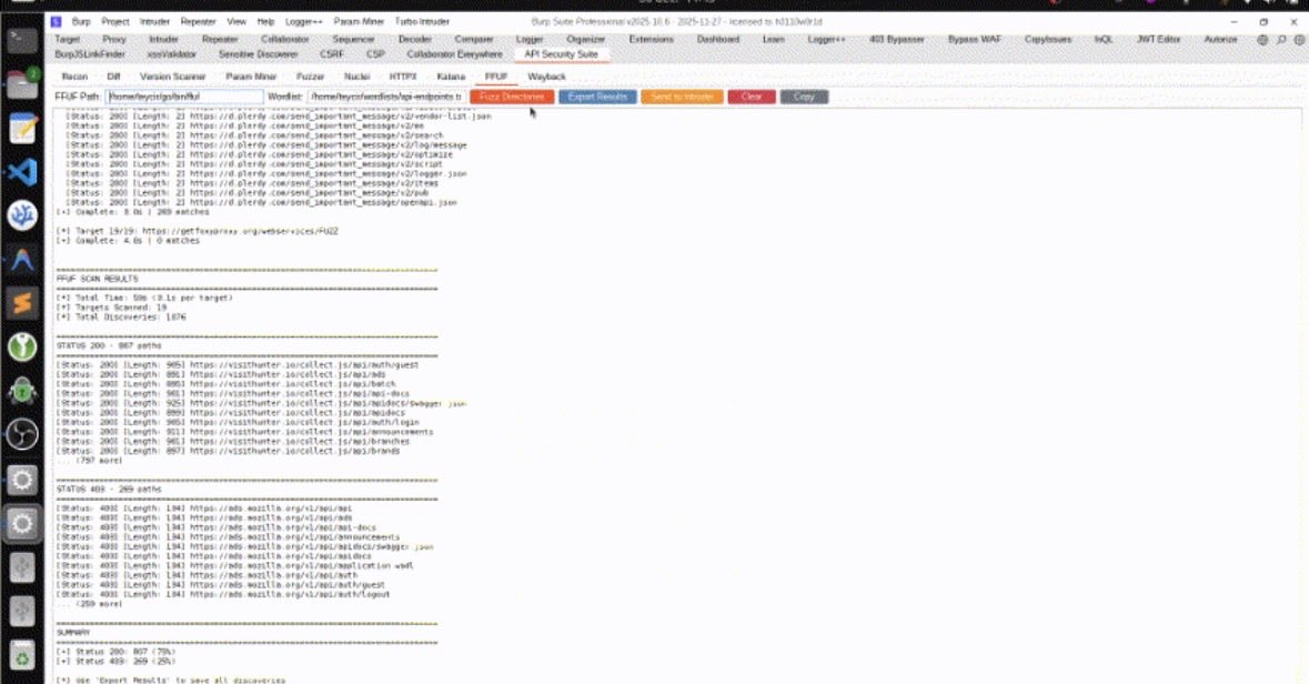 7h3h4ckv157's tweet photo. Professional-grade Burp Suite extension for comprehensive API reconnaissance, intelligent fuzzing, and AI-powered security testing.

Credit/Source: https://t.co/SoUFyOYnlZ https://t.co/iqv7RTxfuc