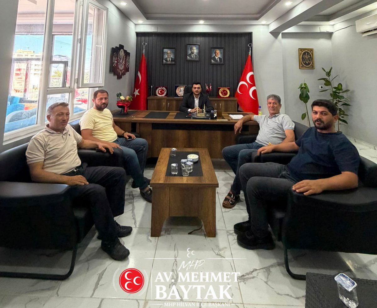 Hilvan_MHP's tweet photo. Sn. H. Ali Bayuk, İlçe Başkanımız Sn. Av. Mehmet Baytak’ı ziyaret etti.

Nazik ziyaretlerinden dolayı kendilerine teşekkür ediyoruz.

@MHP_Bilgi @dbdevletbahceli @Sanliurfa_MHP @eczosmanmutlu @avmehmetbaytak #mhphilvan https://t.co/C3sxkqzuav