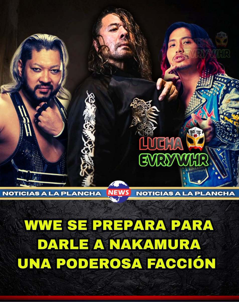 LuchaEvrywhr's tweet photo. Más detalles en nuestra cuenta de Instagram ⬇️⬇️⬇️⬇️
https://t.co/fwriePDMwO

#wwe #Nakamura #wrestling #luchalibre #nxt #japan https://t.co/hBplB1lWuc