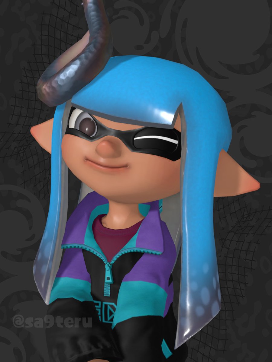 sa9teru's tweet photo. #3 「ウィンク！！」

#Splatoon3 #3DCG https://t.co/6QYO7rqFFo