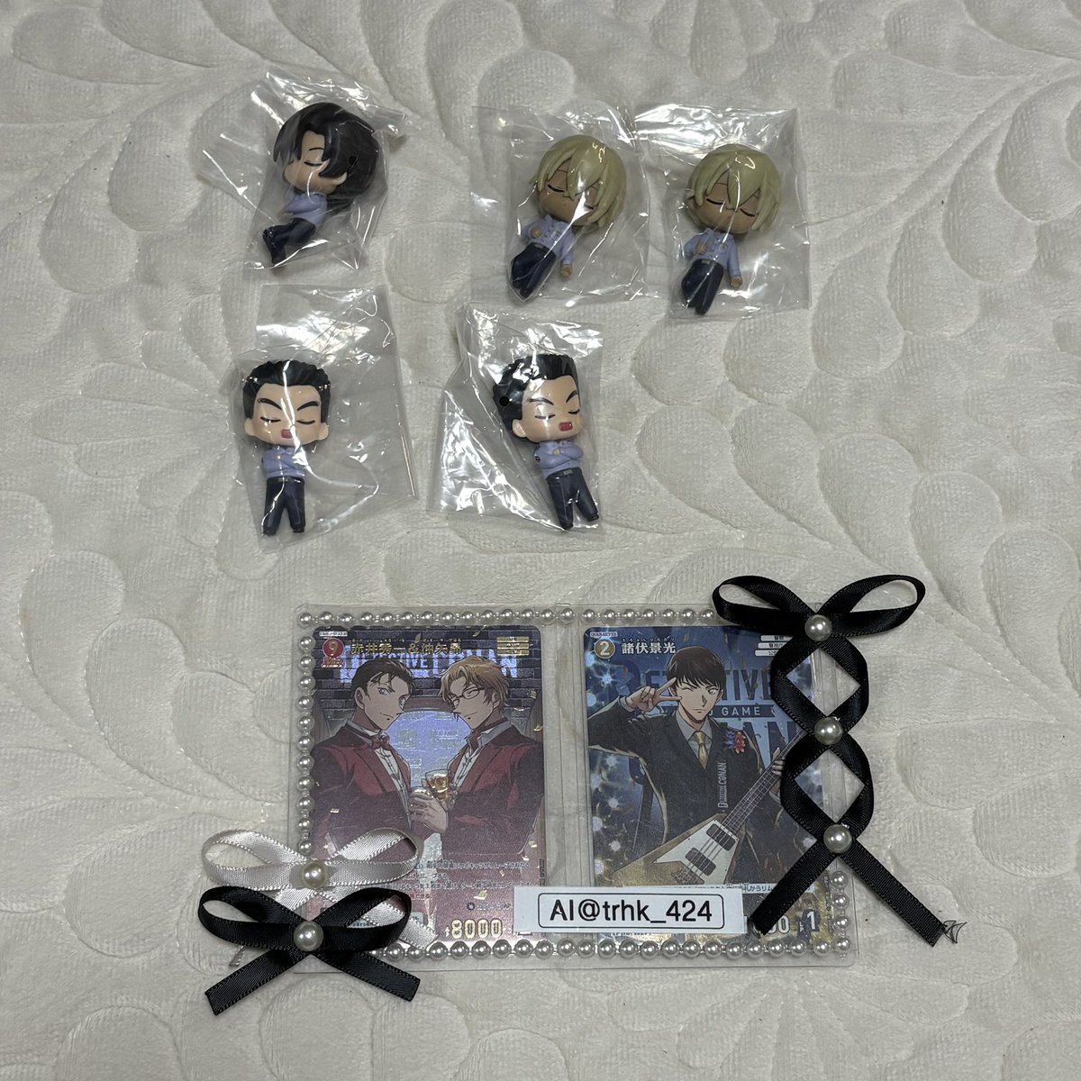 trhk_424's tweet photo. 【交換/譲渡】名探偵コナン ねむらせ隊
⁡
譲：萩原 降谷 伊達
⁡
求：景光 / 過去弾 赤井 / 定価＋送料

交換譲渡に優劣ありませんが譲渡は下段含む方優先

郵送/福岡市内での手渡し
検索からもお気軽にお声かけください https://t.co/fpMaekl6br