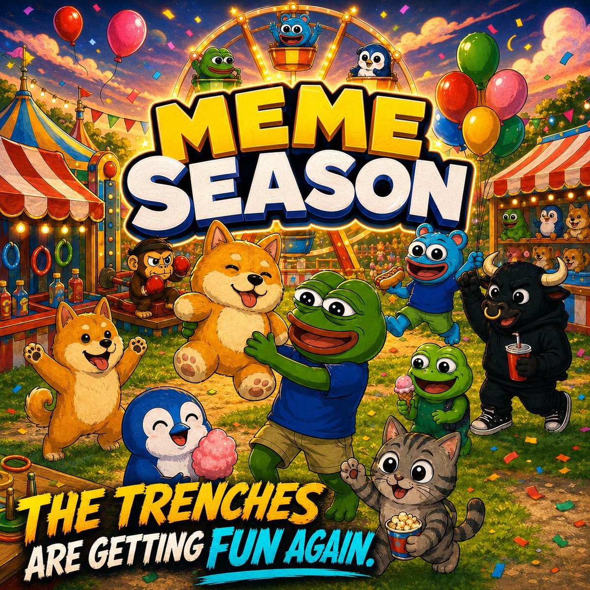 Stewzcrypto's tweet photo. The floor is in for $MemeSeason. 

Do not fade these levels. 

Make sure you are positioned correctly for the next leg up. https://t.co/WX9fXAq72J