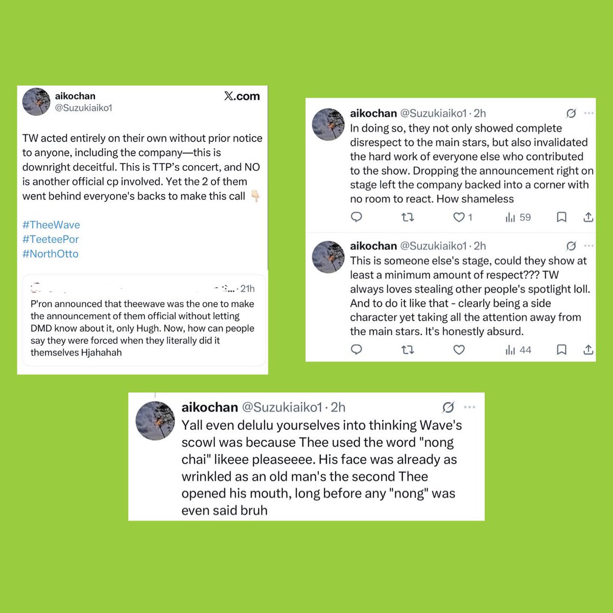 twprotectors's tweet photo. 🚨 report &amp; block 🚨 

this person is spreading unnecessary malicious and hate comments against 🦷 &amp; 🌊. report their post under the “hate, abuse, or harassment” button. do not engage. 

🔗 https://t.co/offZsXJK60 https://t.co/PWBXsPDSSa