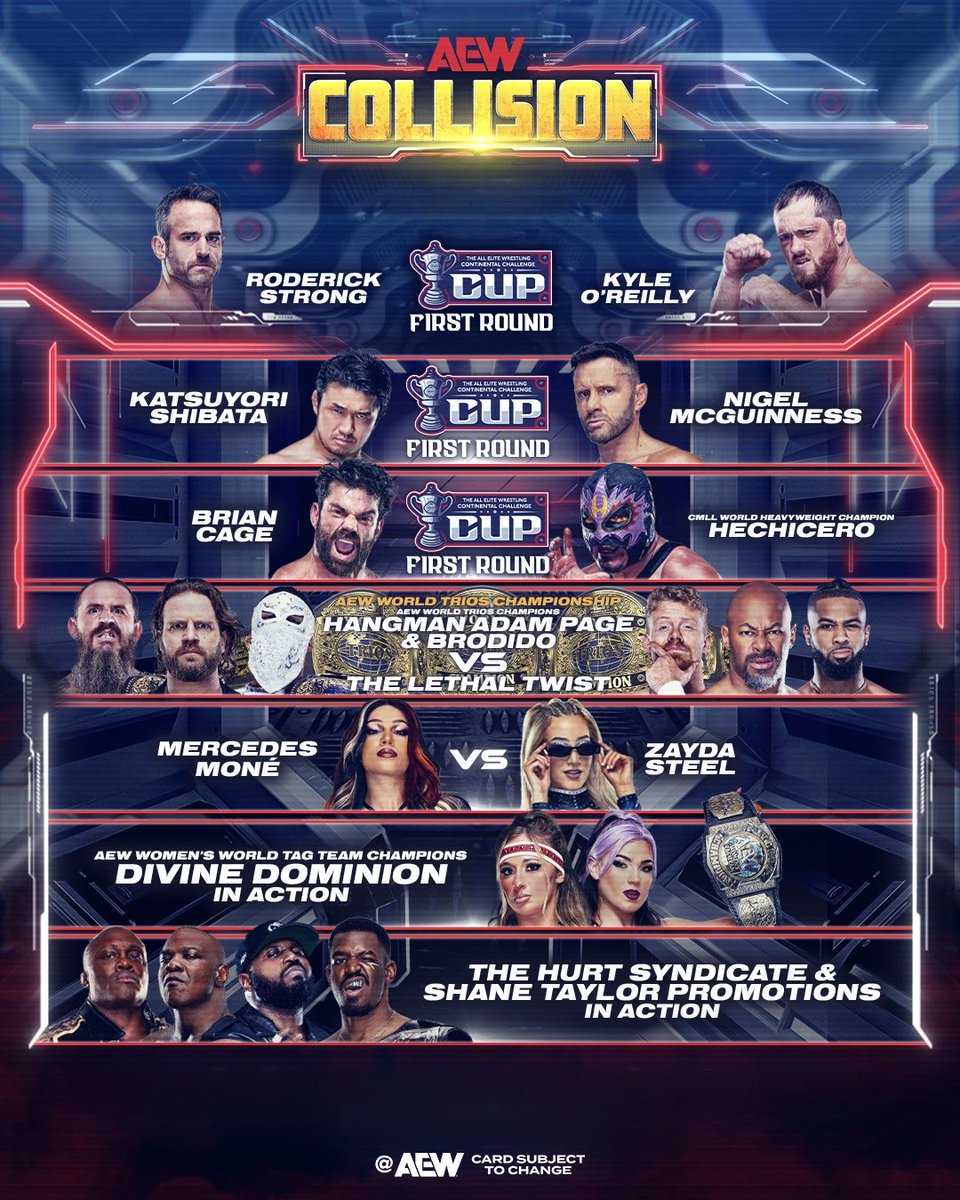 NorbertFeuillan's tweet photo. Ce soir la Continental Challenge Cup se poursuit avec une beauté de combat entre Nigel McGuinness et Katsuyori Shibata + un combat Don Callis Family vs. Don Callis Family + un combat Conglomération vs. Conglomération ! 🏆

RDV à 21H45 sur @WarnerTVNext 💥

#AEWFrance https://t.co/OmanWpLKDF