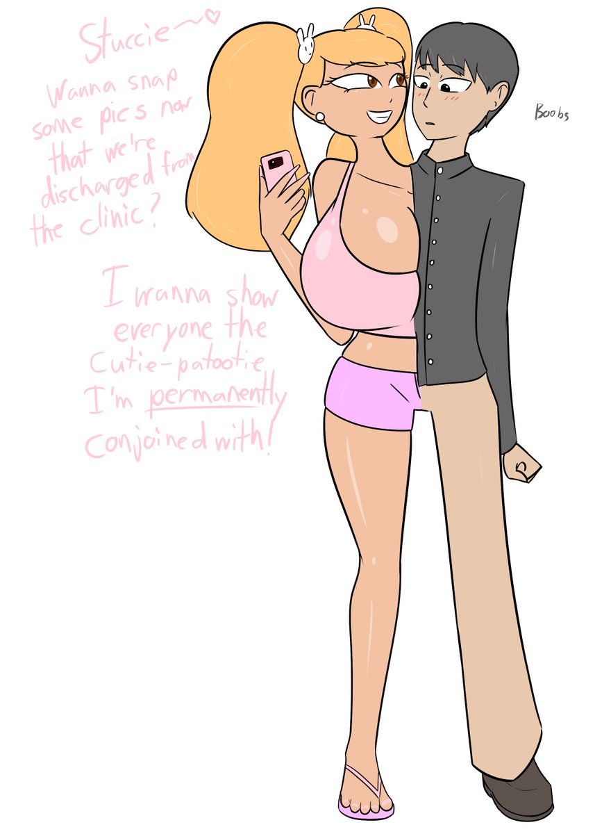TheLovelyVocal's tweet photo. The procedure is complete! Hope you like being stuck to Tits McGee, @Motxi258 https://t.co/2M0m0KOgeH