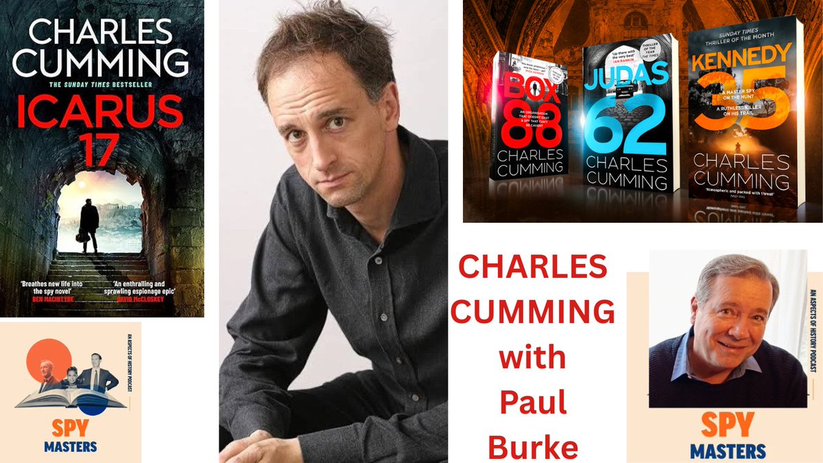 aspectsofcrime's tweet photo. New episode @CharlesCumming @Hemlock_Press ICARUS 17 
https://t.co/oUbQamKRHJ
@AspectsHistory @aspectsofcrime @Spymasterspod @Paulodaburka @Hatchards #SpyFiction #Icarus17 Harper Collins #TheDayoftheJackal #Box88 https://t.co/3W6Si9U55H