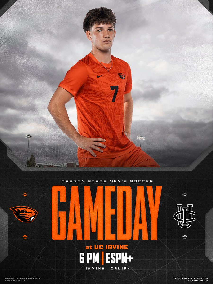 BeaverMSoccer's tweet photo. THE SEASON STARTS TODAY

⚽️ - Oregon State at UC Irvine
📍 - Irvine, Calif.
⏰ - 6 p.m.
📺 - ESPN+

#GoBeavs https://t.co/MKUWYCS8v2
