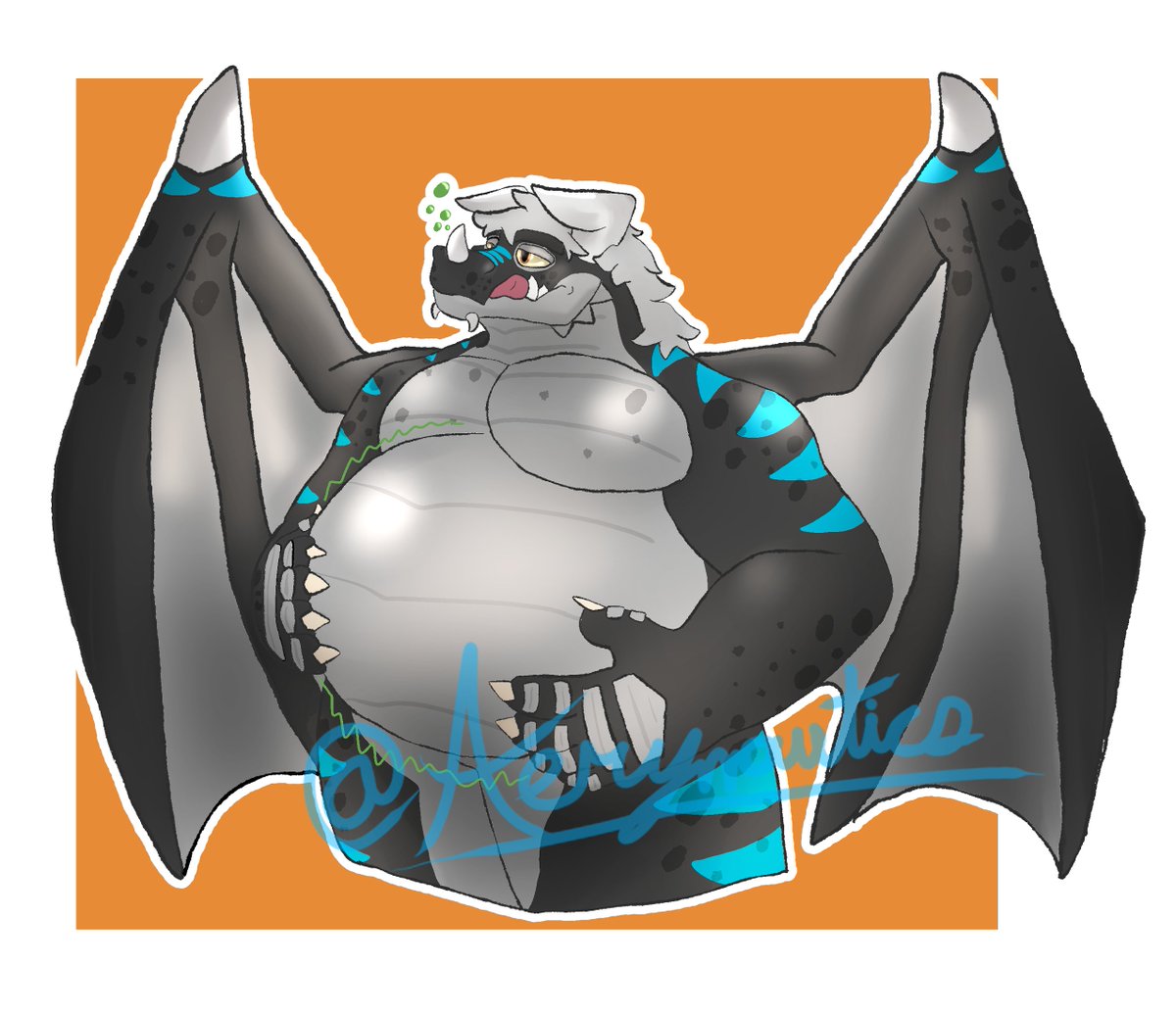 Aerynautics's tweet photo. Hi I'm fat dragon~

Got any *hic!*... donuts? https://t.co/sh0Vj1aCTc