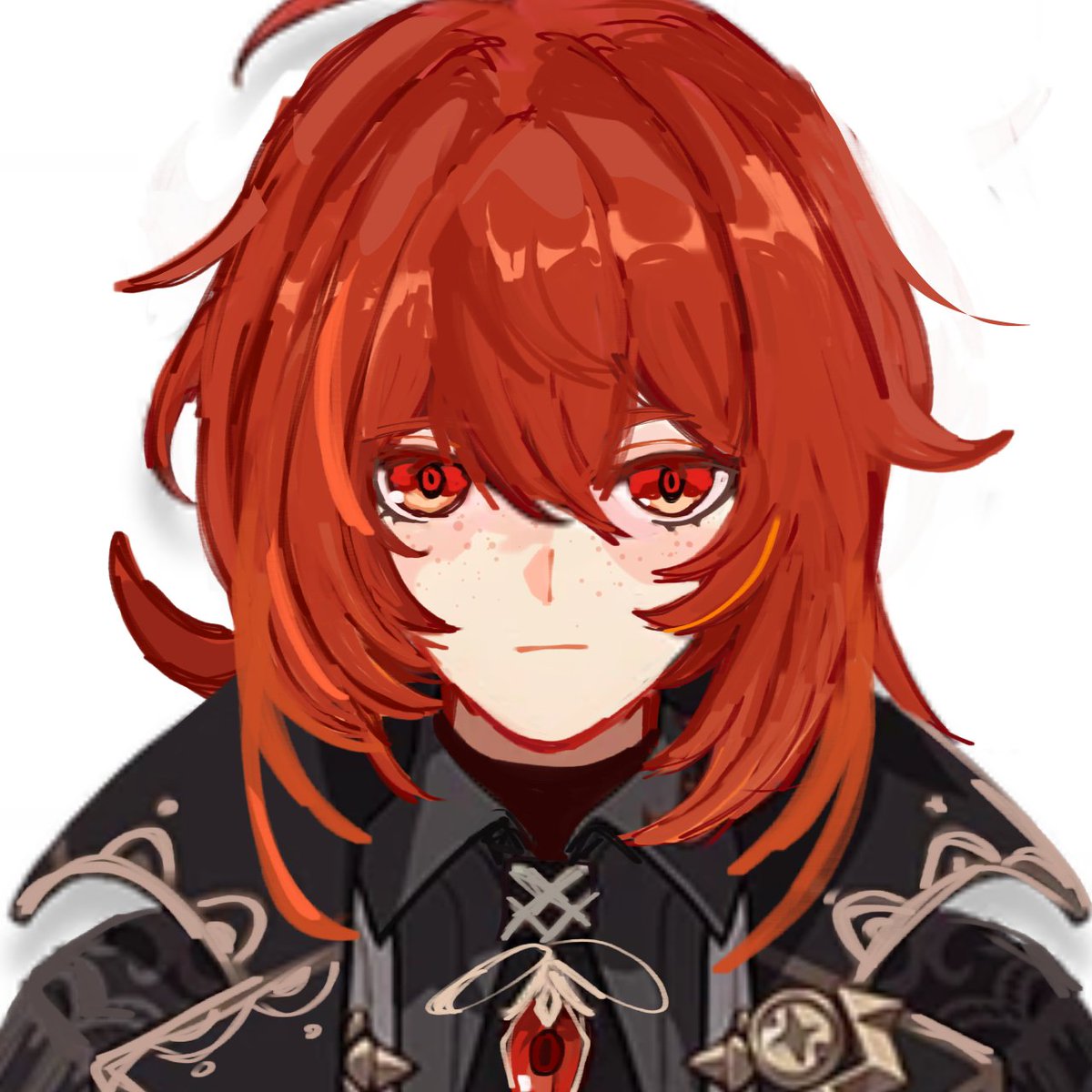 Ceelilie's tweet photo. Made a quick diluc hc edit and realized how cute he would look with a bob cut 
ig I'll try to draw that later  

#diluc https://t.co/wIKKG92oV3