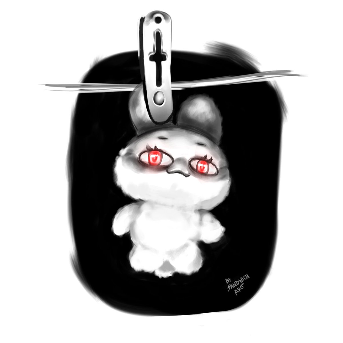 127th_sandwich's tweet photo. I washed Jaeminbun and hung up to dry. He looked at me as if he wanted to take revenge. So I drew this sketch haha😅 https://t.co/QULh7DB7JN