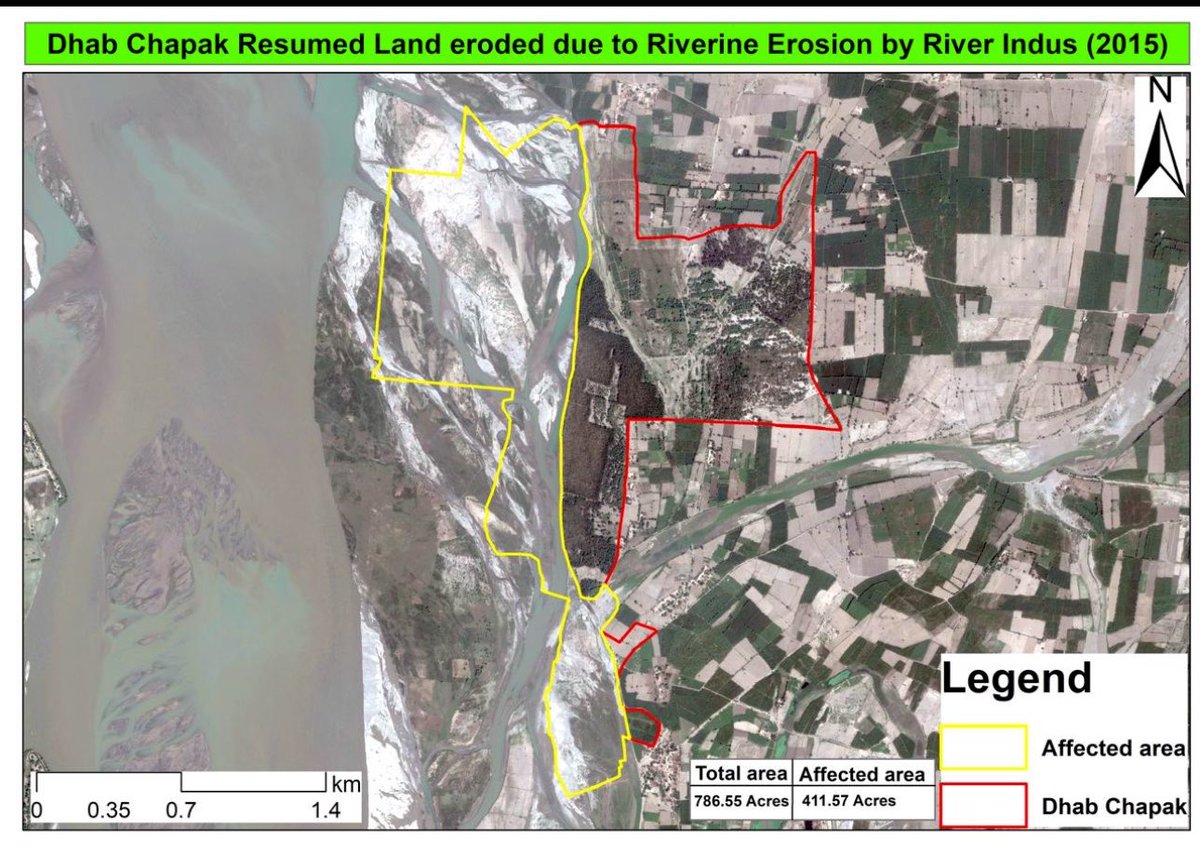 FaisalAminKhan's tweet photo. Nature has low cost solutions for everything only if we have the vision, will & patience.
Along the banks of Indus River in DIKHAN, soil erosion was eating up prime agricultural lands & endangering multiple villages every year, which needed billions of rupees in funds for flood protection (a sum we didn’t have).
So turning towards nature, a massive plantation was started via local communities & inaugurated by Imran Khan sb personally as one of Billion Trees Tsunami Project’s 1st major plantation in 2015.
Satellite images from 2005 till 2025 show the successful results, which saved billions of taxpayers money as well.