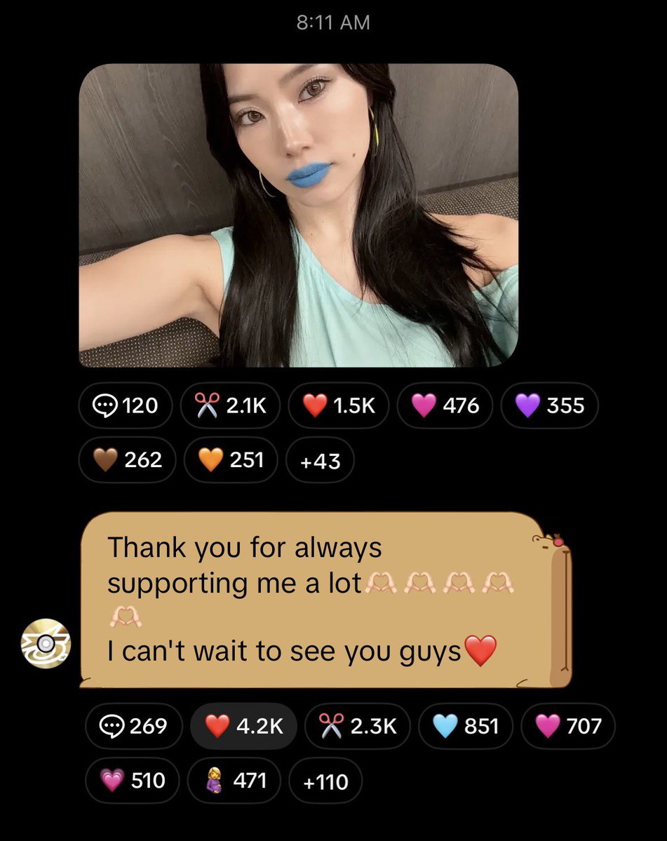 arf5ve's tweet photo. 📣 : #f5ve_ruri shared a new update on TikTok board:

"Thank you for always supporting me a lot🫶🏻🫶🏻🫶🏻🫶🏻🫶🏻
I can’t wait to see you guys❤️" https://t.co/3SoBgpYiGg