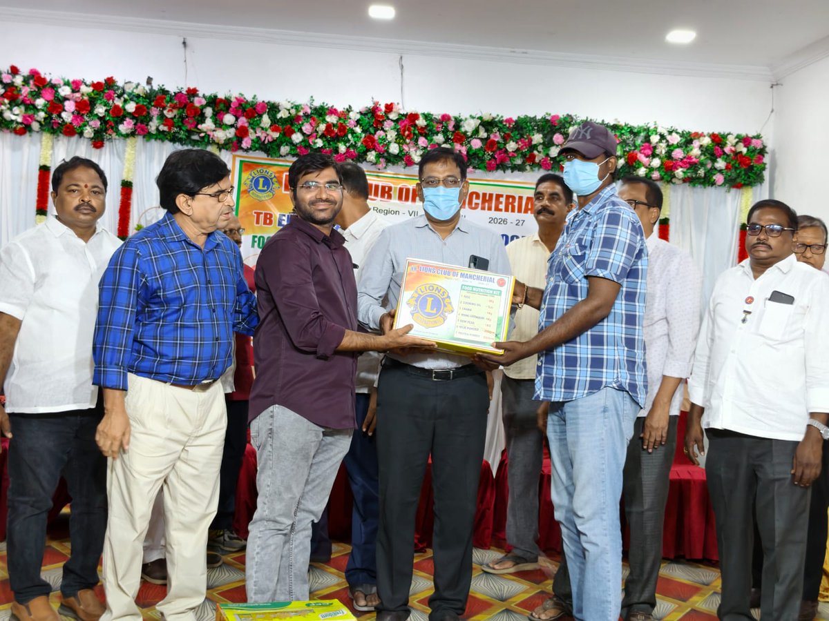 dmho_mncl's tweet photo. @MOHFW_INDIA
@TbDivision
@A_ArogyaMandir
@MoHFW_Telangana
@CHFW_NHMTG
@HWCsTelangana
@CTvvp
@Collector_MNCL

Lions Clubs Support TB Patients in Mancherial District 

Under the # TBMuktBharat Abhiyaan, Lions Clubs of Mancherial, Bellampally and others distributed https://t.co/oABqadDsMv